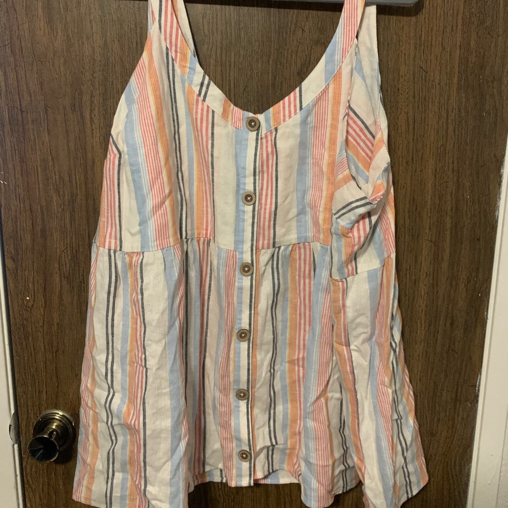 Terra&sky striped tank top